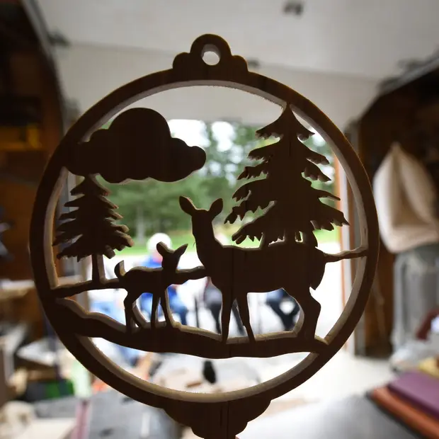 Fabrique de décorations de Noël
