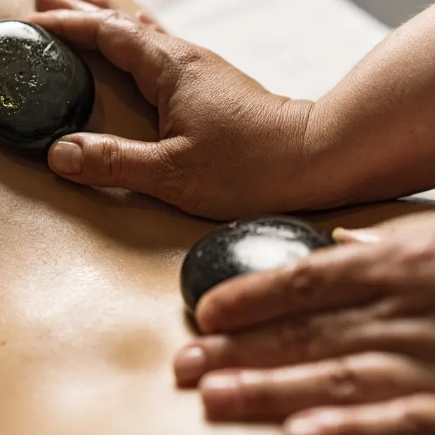 Hot stone massage