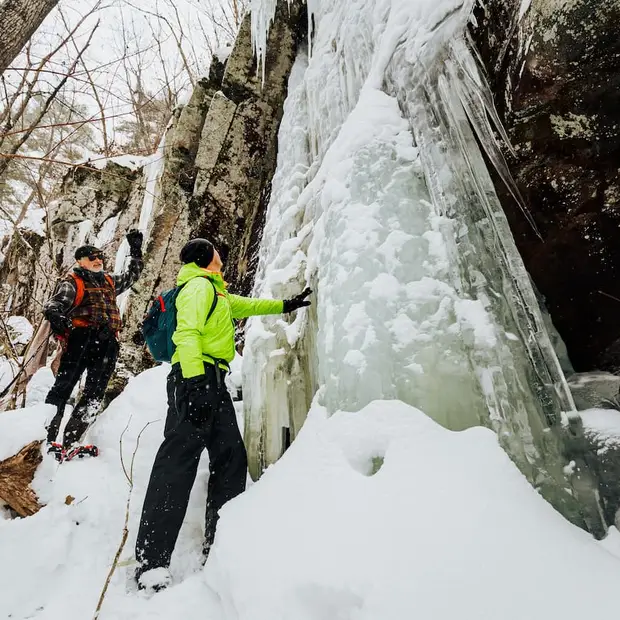 In snowshoe and cross-country ski heaven!