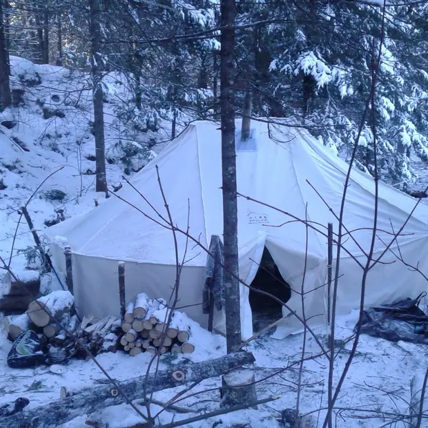 Hébergement camping tente prospecteur, Outaouais
