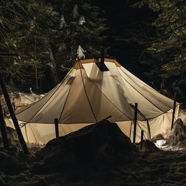 Tente Prospecteur soirée venue, Outaouais