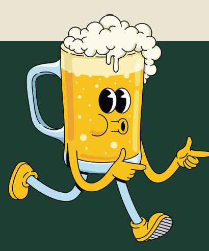 Course de bières pour une bonne cause