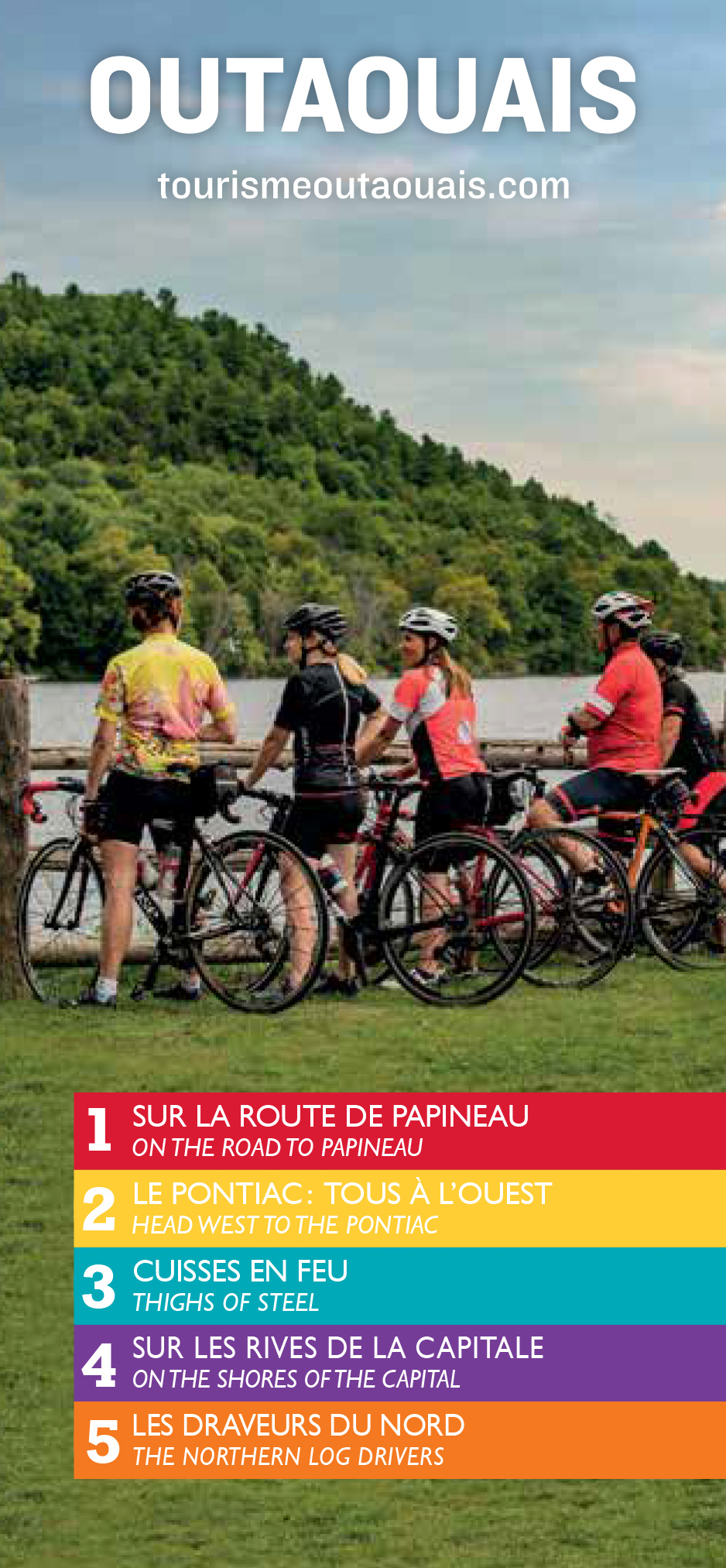 Official cycling map