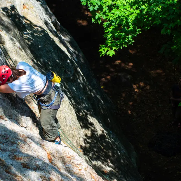 Rock climbing