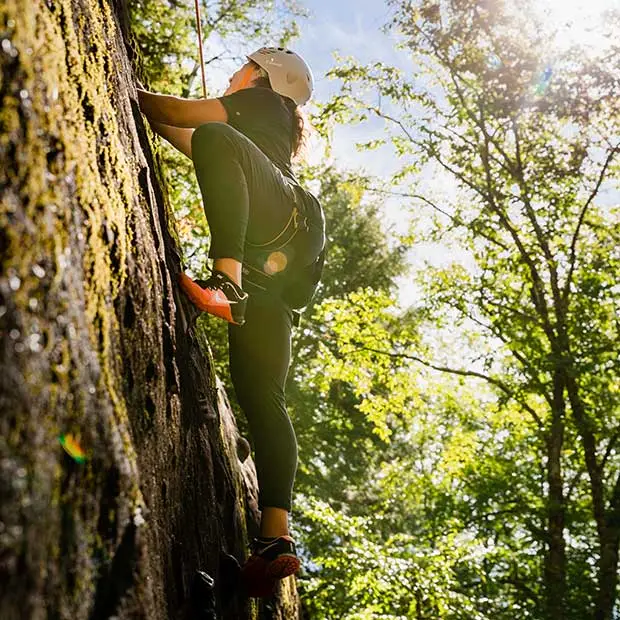 Rock climbing