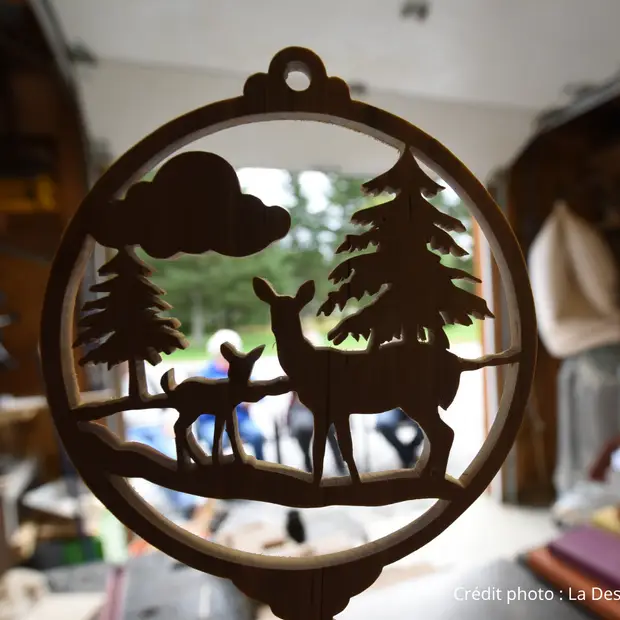 Fabrique de décorations de Noël