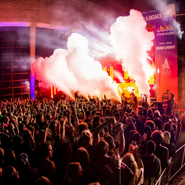 Riverside Festival stage at the Museum