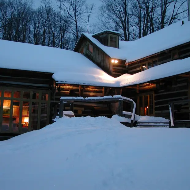 La Grange de la Gatineau avec son manteau d'hiver