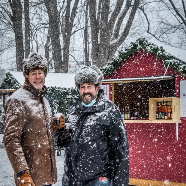 Une petite neige féérique