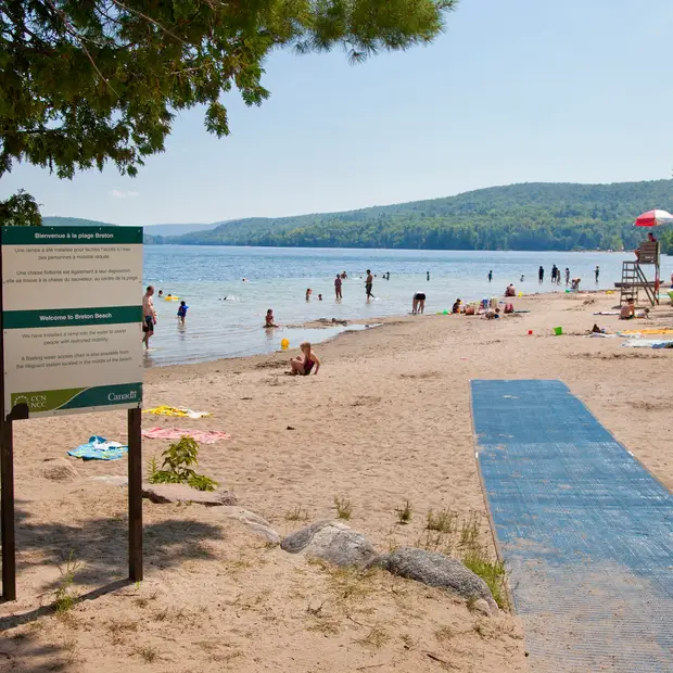 Breton Beach, lac Philippe