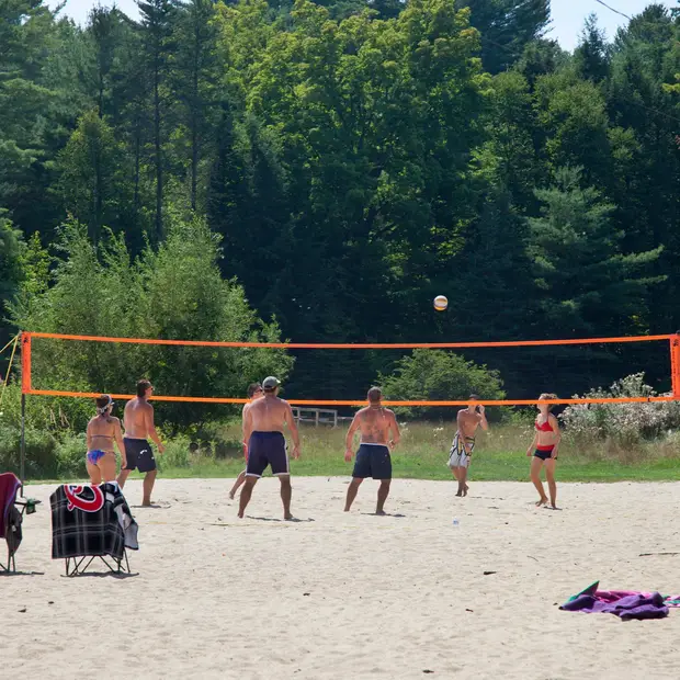 Terrain de volley ball