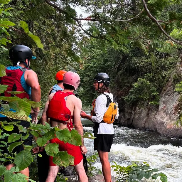 Observation and reading of rapids/rivers