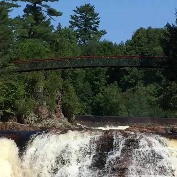 View of the first bridge