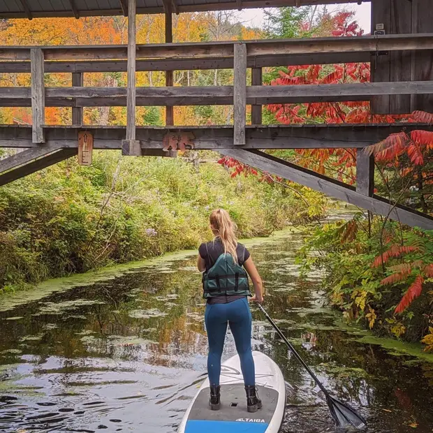 Balade en surf à pagaie à l'automne_4