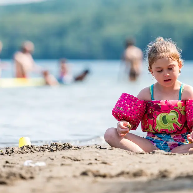 Plage Parent (lac Philippe)