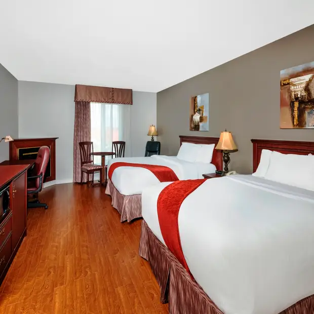 Chambre à 2 grands lits