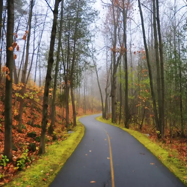 Sentier de la capitale en automne